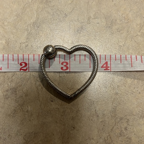 Pandora moment charms holder silver heart shape - Picture 6 of 7